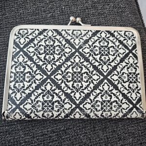 Black and White Patterned Clutch